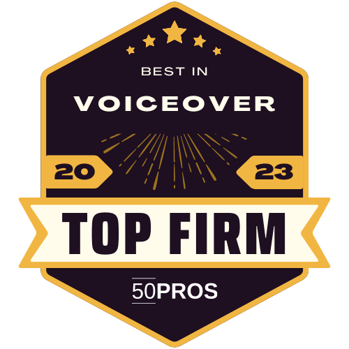 2023 50Pros Best in Voiceover